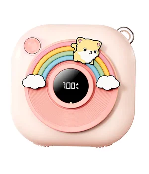 Портативное ЗУ Power Bank GXZ-N11 2in1 with cable с обогревателем для рук 5000 mAh Pink Портативное ЗУ Power Bank GXZ-N11 2in1 with cable с обогревателем для рук 5000 mAh Pink