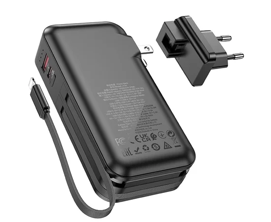Портативное ЗУ Power Bank Hoco J126 Travel 22.5W 10000 mAh Black