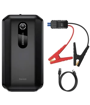Пусковое устройство (бустер) для автомобиля Baseus Super Energy Air Car 10000 mAh (CGNL0201) Black