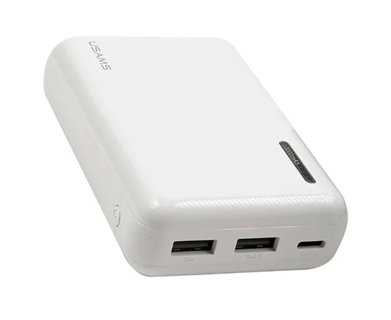 Портативное зарядное устройство Usams US-CD102 PB37 2USB 10000 mAh Белый
