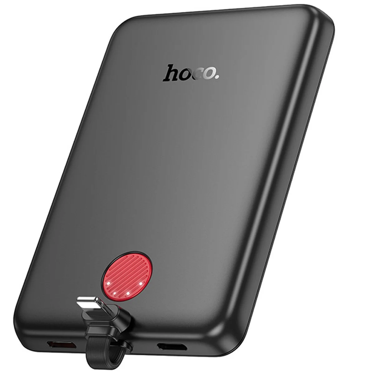 Портативне ЗУ Power Bank Hoco J133 Triumph PD20W із БЗУ + Lightning 5000 mAh Black