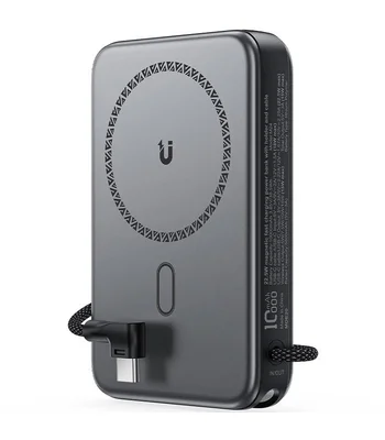 Портативне ЗУ Power Bank Acefast M24 22.5W з БЗП 10000 mAh Metal gray