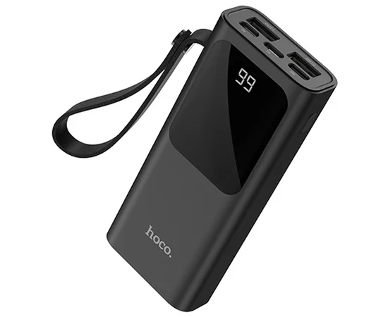 Портативное зарядное устройство PowerBank Hoco J41 "Treasure" 10000 mAh Черный