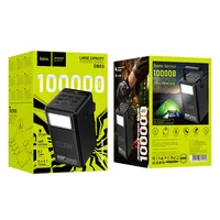 Портативное ЗУ Power Bank Hoco DB03 Endure 22.5W 100 000 mAh Black