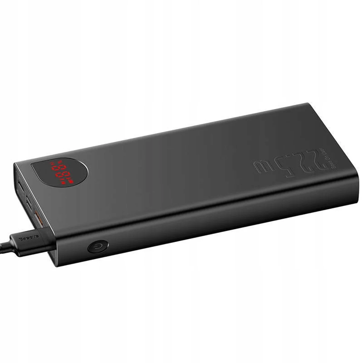 Портативне ЗУ Baseus Adaman Metal Digital Display QC 22.5W 20000 mAh (PPAD000101) Чорний