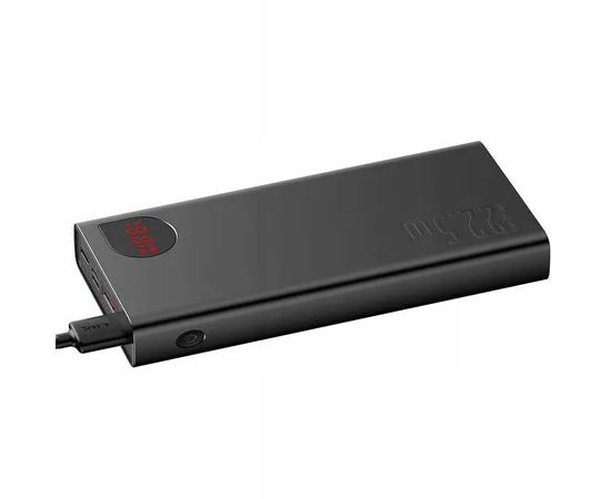 Портативное ЗУ Baseus Adaman Metal Digital Display QC 22.5W 20000 mAh (PPAD000101) Черный