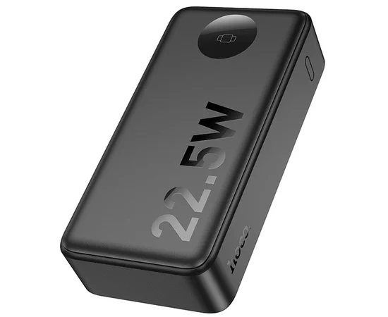 Портативное ЗУ Power Bank Hoco Q27B Jewel 22.5W+PD20W with Watch charger 10000 mAh Black