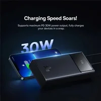 Портативне ЗУ Baseus Star-Lord Digital Display 30W 30000 mAh (P10022905113-00) Cluster Black