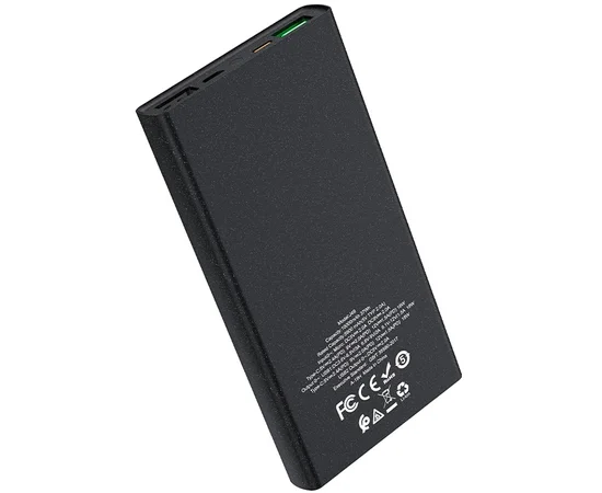 Портативное зарядное устройство PowerBank Hoco J49 "Jewel " PD+QC3.0 10000 mAh Черный