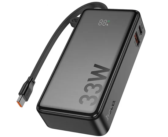 Портативное ЗУ Power Bank Hoco Q27A Jewel 33W 10000 mAh Black