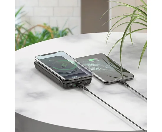 Портативное зарядное устройство Power Bank Hoco J76 Bobby 10000 mAh Черный