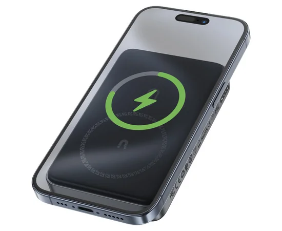 Портативное ЗУ Power Bank Acefast M10 PD30W с БЗУ 10000 mAh Black