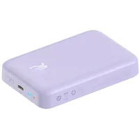 Портативное ЗУ Power Bank Baseus Magnetic Mini Air 20W c БЗУ 10000 mAh P10059001313 Nebula Purple
