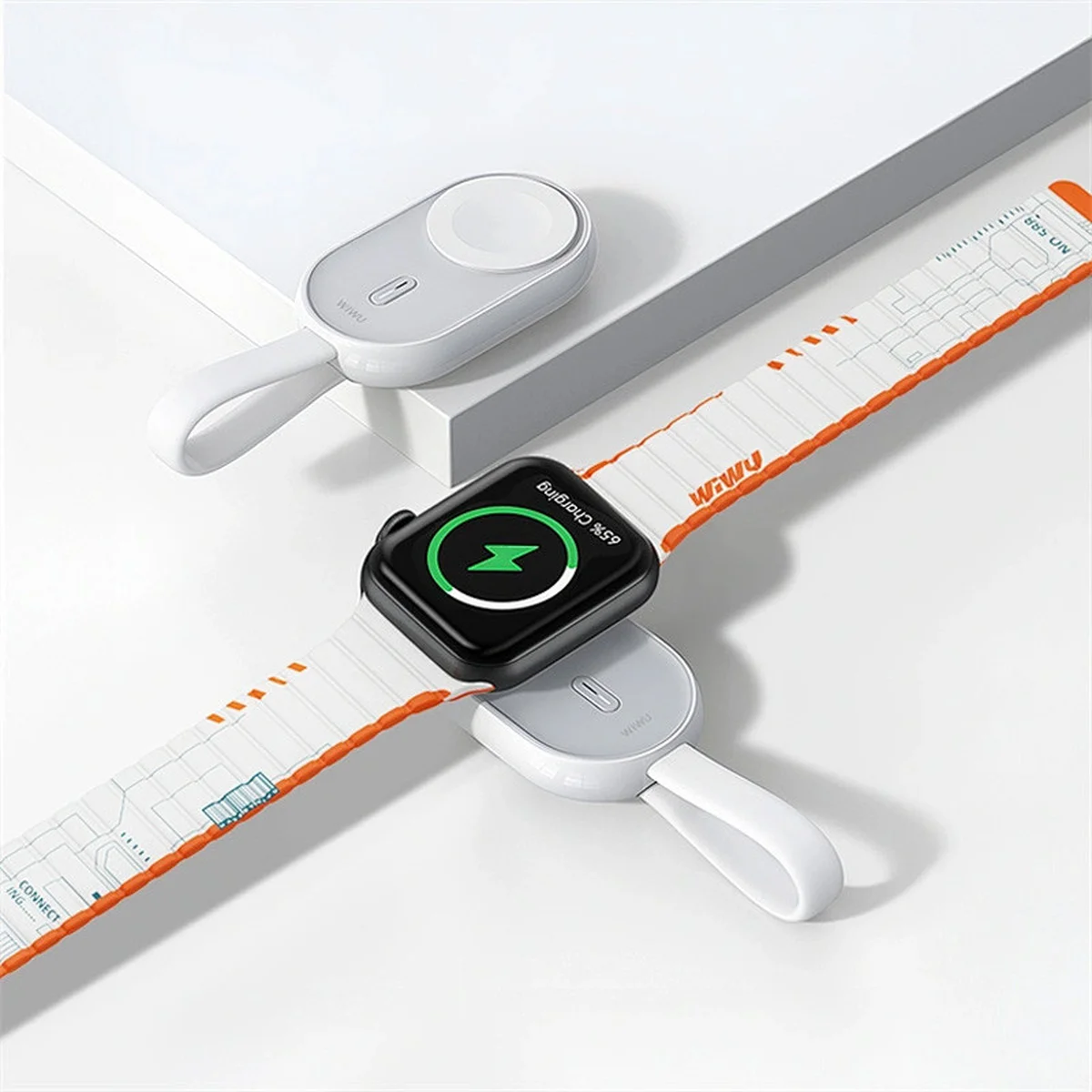 Портативное зарядное устройство Power Bank WIWU Wi-M20 For Apple Watch 1200 mAh White