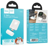Портативное зарядное устройство Power Bank Hoco J120 for iWatch 1000 mAh White