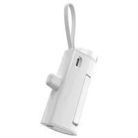 Портативное ЗУ Power Bank WIWU W026 Type-C с БЗУ 15W 5000 mAh White