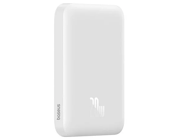 Портативное ЗУ Power Bank Baseus Magnetic Mini Air 20W c БЗУ 6000 mAh (P10059002223-0) Stellar White