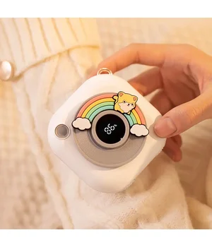 Портативное ЗУ Power Bank GXZ-N11 2in1 with cable с обогревателем для рук 5000 mAh Pink Портативное ЗУ Power Bank GXZ-N11 2in1 with cable с обогревателем для рук 5000 mAh Pink