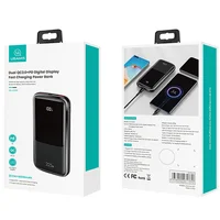 Портативное зарядное устройство Usams US-CD161 PB58 Dual QC3.0+PD Digital Display 10000mAh Черный
