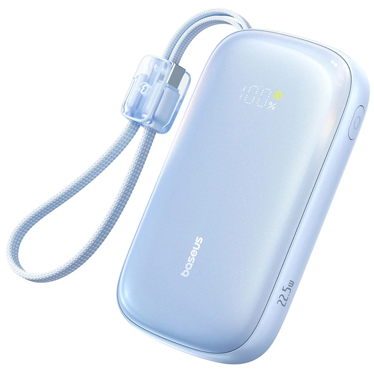Портативное ЗУ Power Bank Baseus EnerFill FC21 Qpow 3 Ultra 22.5W with cable 20000 mAh (PPFLS) Galaxy Blue