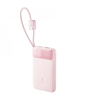 Портативное ЗУ Power Bank Baseus EnerFill FC11 PD22.5W with cable 10000 mAh (E0027R) Baby Pink