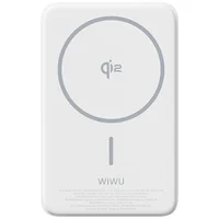 Портативное ЗУ Power Bank WIWU Wi-P031 Magnetic с БЗУ Qi2 30W 10000 mAh White