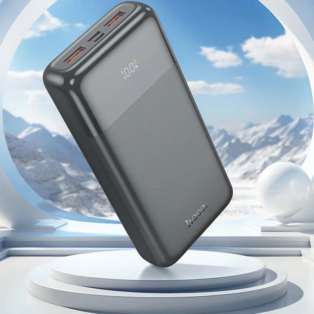 Портативное ЗУ Power Bank Hoco J121A Fast 22.5W+PD20W 20000 mAh Black