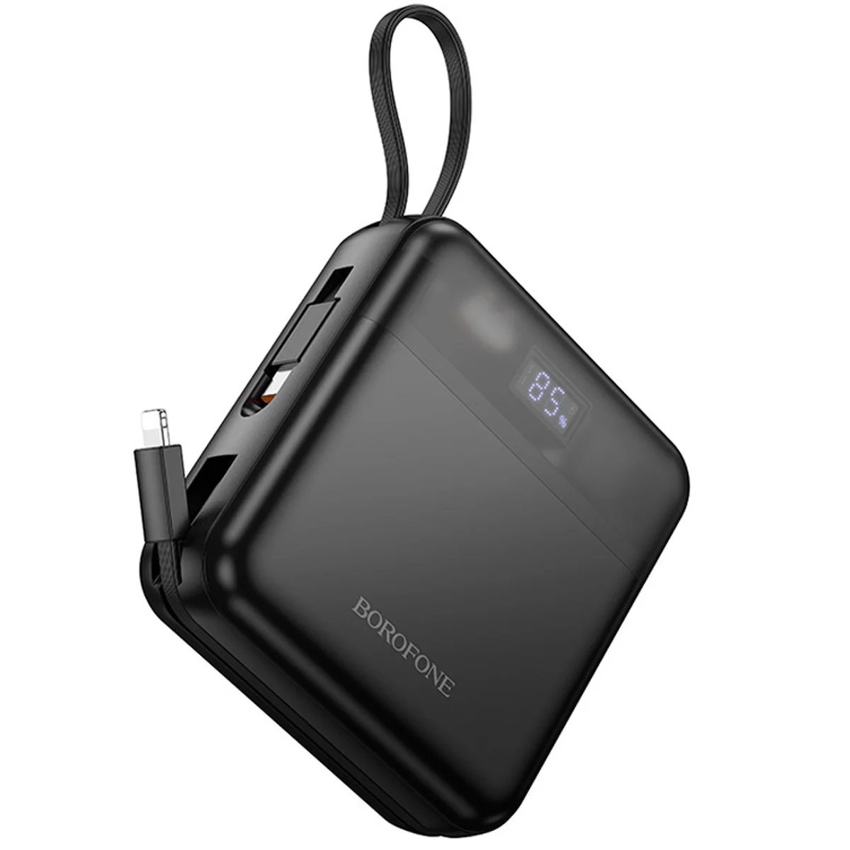 Портативное ЗУ Power Bank BOROFONE BJ64A Distinct 22.5W+PD20W with cable 20000 mAh Black