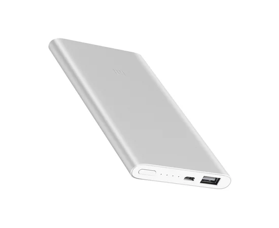 Портативное зарядное устройство Xiaomi Mi Power Bank 2 5000mAh Original (PLM10ZM) Серебряный