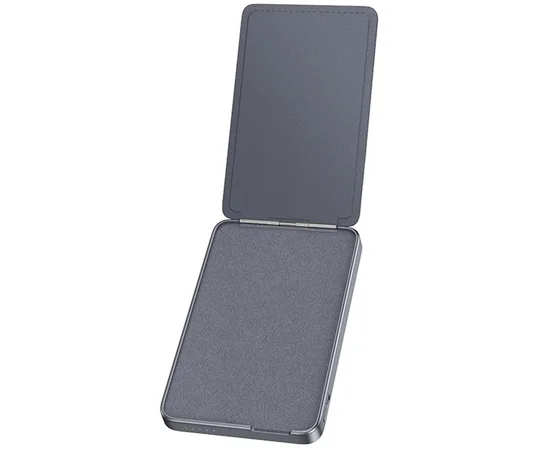 Портативное ЗУ Power Bank Hoco Q46 Title PD20W с БЗУ+card holder 5000 mAh Silver gray