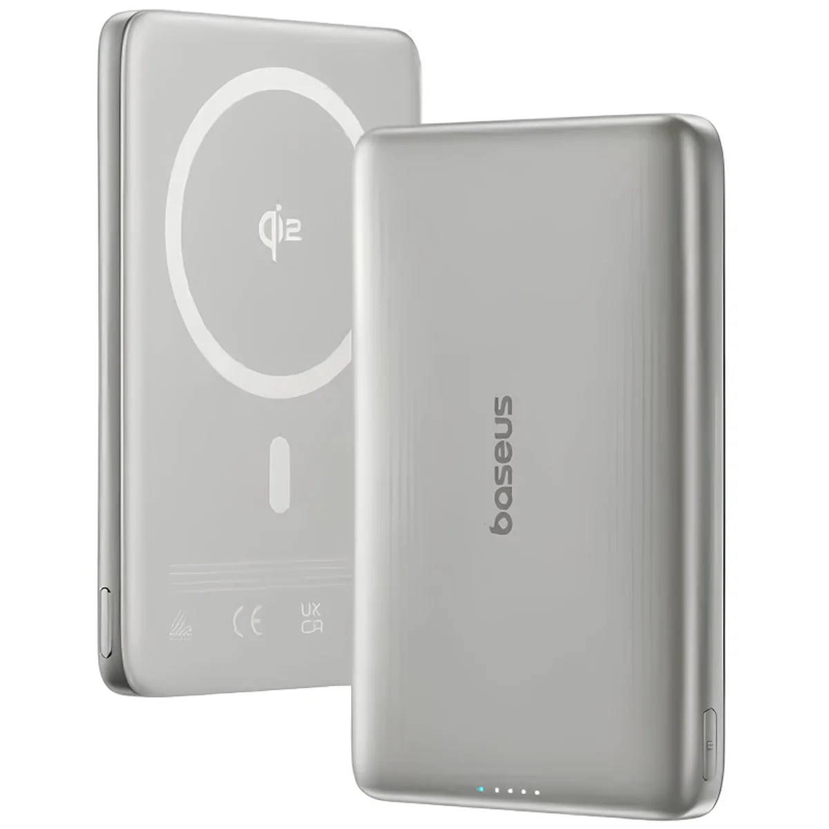 Портативное ЗУ Power Bank Baseus PicoGo AM41 Ultra-Slim 27W c БЗУ 10000 mAh (E0027200) Natural Titanium
