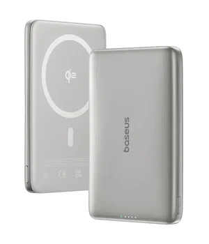 Портативне ЗУ Power Bank Baseus PicoGo AM41 Ultra-Slim 27W з БЗП 10000 mAh (E0027200) Natural Titanium