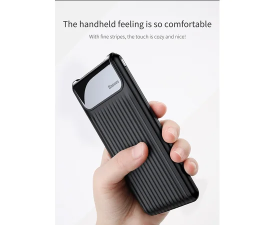 Портативное зарядное устройство Baseus Thin (PPYZ) (10000mAh QC3.0 2USB) Черный