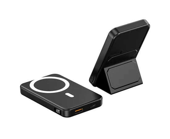 Портативное зарядное устройство Power Bank JJT-A27-1 PD20W+QC 22.5W с БЗУ 5000 mAh Black