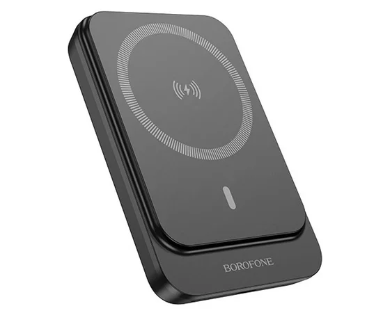 Портативное ЗУ Power Bank BOROFONE BJ63 Nimble PD20W с БЗУ 5000 mAh Black