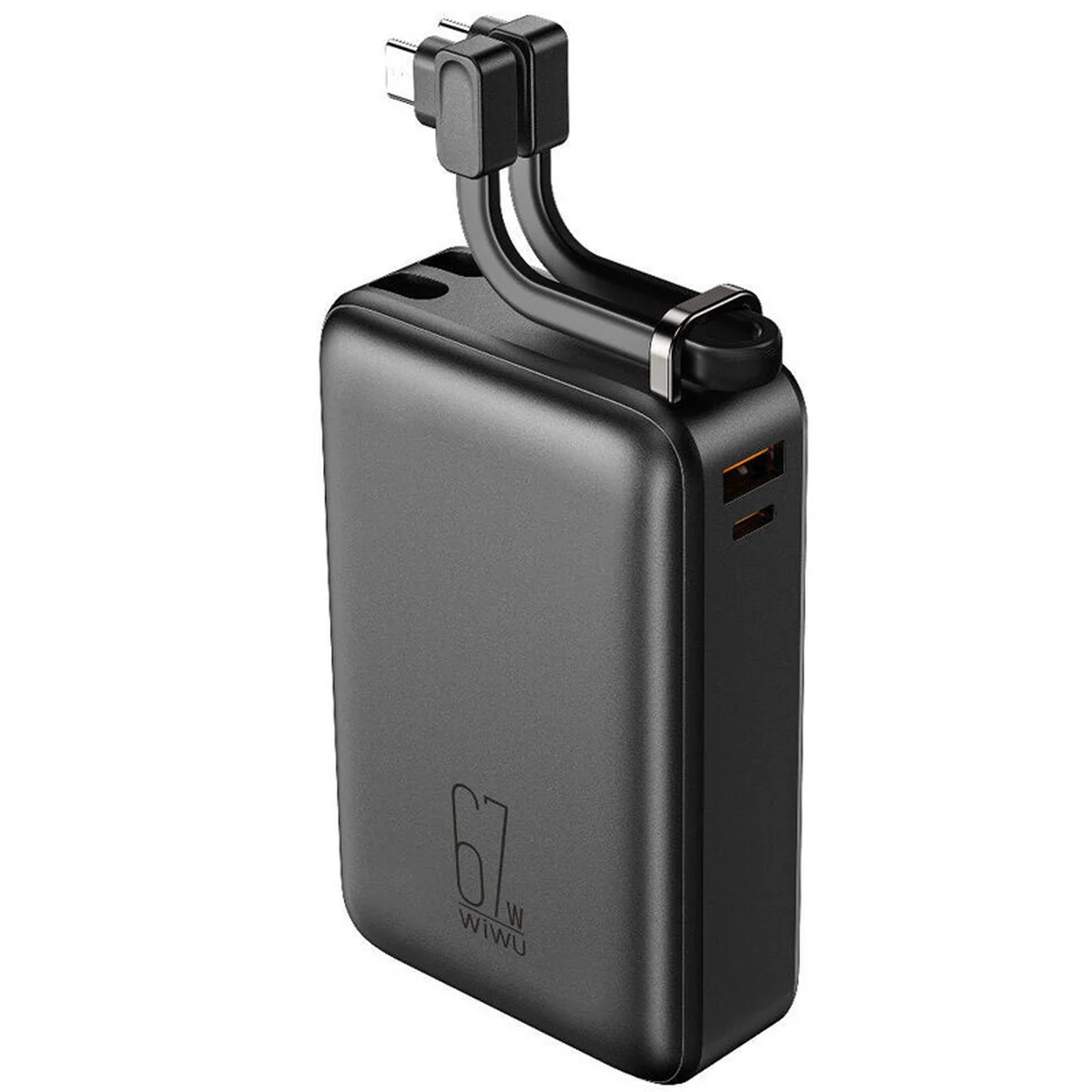Портативное ЗУ Power Bank WIWU Wi-P012 Tank 67W 20000 mAh Black