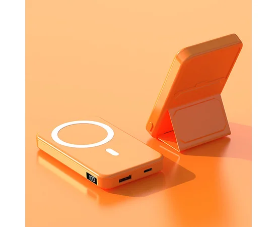 Портативное зарядное устройство Power Bank JJT-A27-1 PD20W+QC 22.5W с БЗУ 10000 mAh Orange