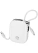Портативное ЗУ Power Bank WIWU MH136 Sugar 22.5W with cable 10000 mAh White