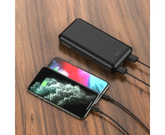 Портативное ЗУ Power Bank BOROFONE BJ3A Minimalist 20000 mAh Черный