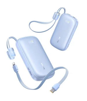Портативне ЗУ Power Bank Baseus EnerFill FC21 Qpow 3 Ultra 22.5W with cable 20000 mAh (PPFLS) Galaxy Blue