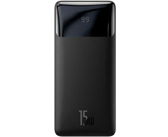 Портативное зарядное устройство Baseus Bipow Digital Display 15W 10000mAh Черный