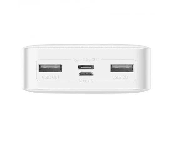 Портативное зарядное устройство Baseus Bipow Digital Display 15W 10000mAh (PPDML-I) Белый
