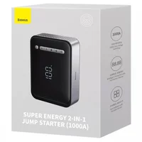 Пусковое устройство (бустер) для автомобиля Baseus Super Energy Jump 8000 mAh (CGCN) Black