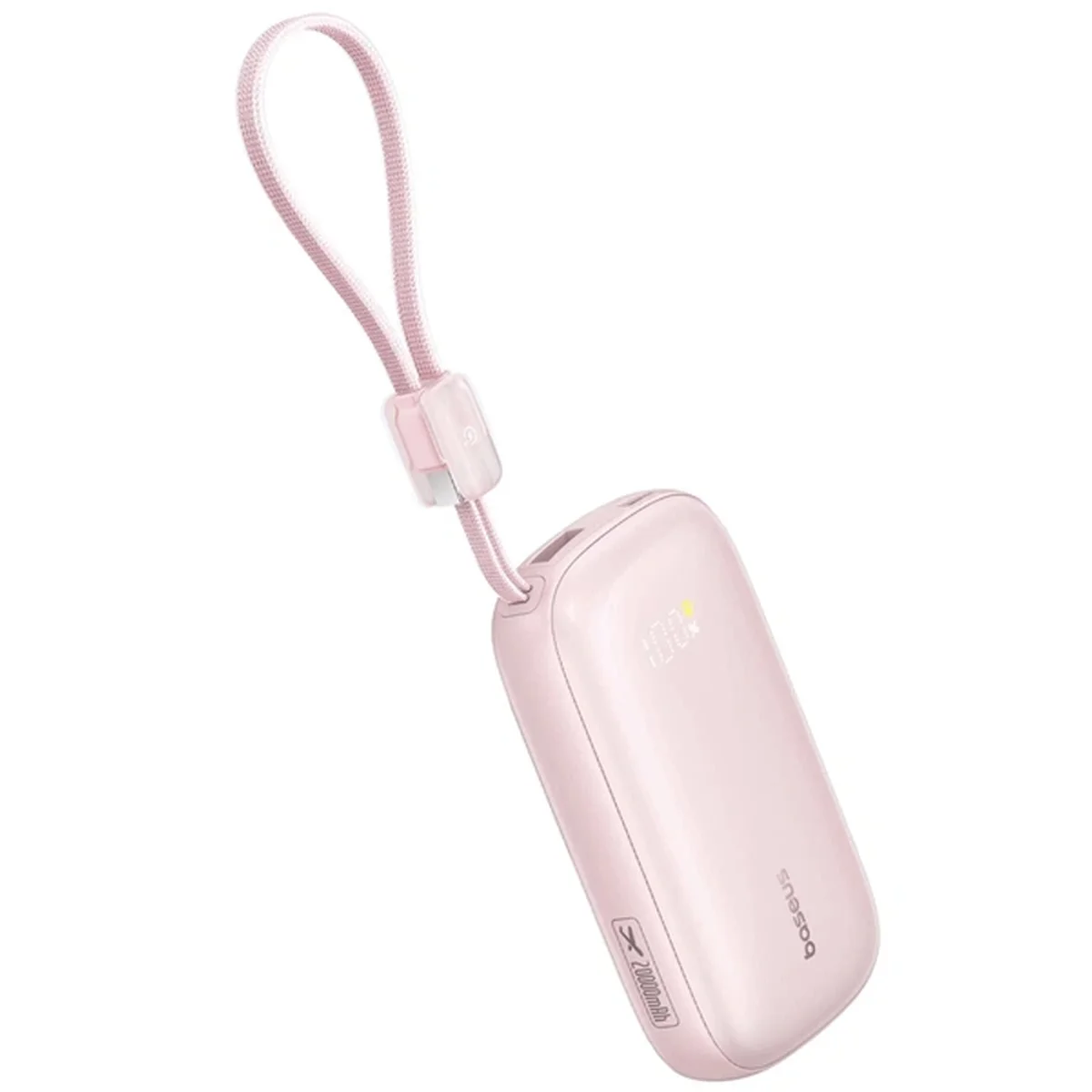 Портативное ЗУ Power Bank Baseus EnerFill FC21 Qpow 3 Ultra 22.5W with cable 20000 mAh (PPFLS) Nebula Pink