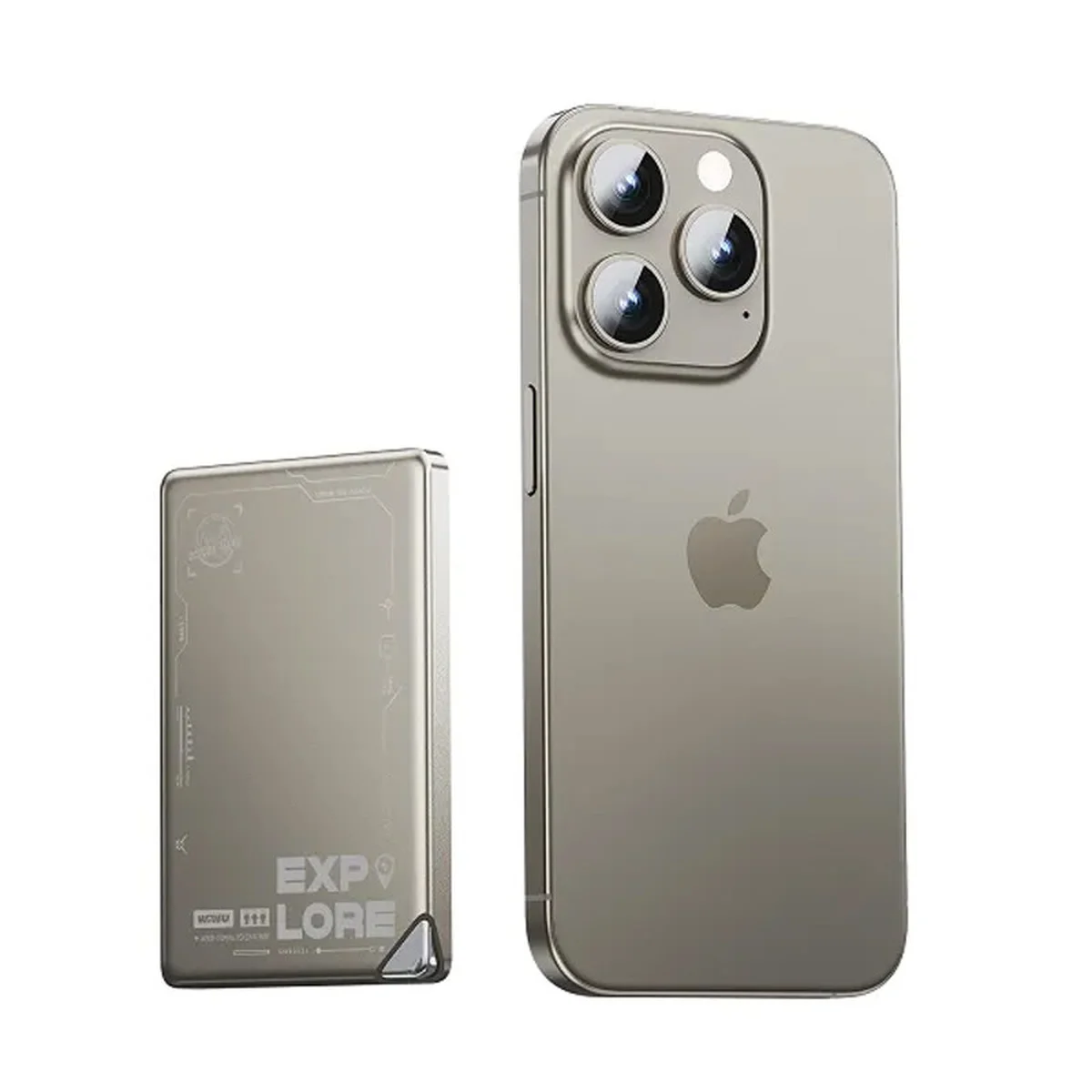 Портативное ЗУ Power Bank WIWU Wi-P019 Ultra-Thin 5000 mAh Titanium Alloy