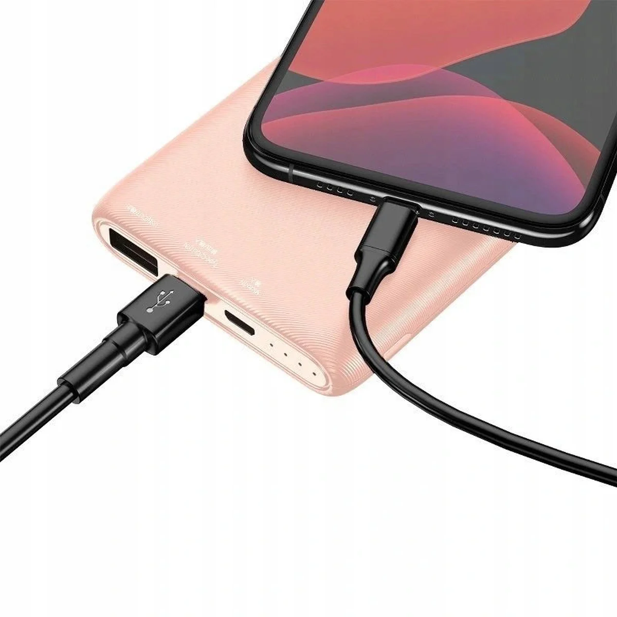 Портативное зарядное устройство Baseus Bipow PD+QC 18W 10000mAh Розовый