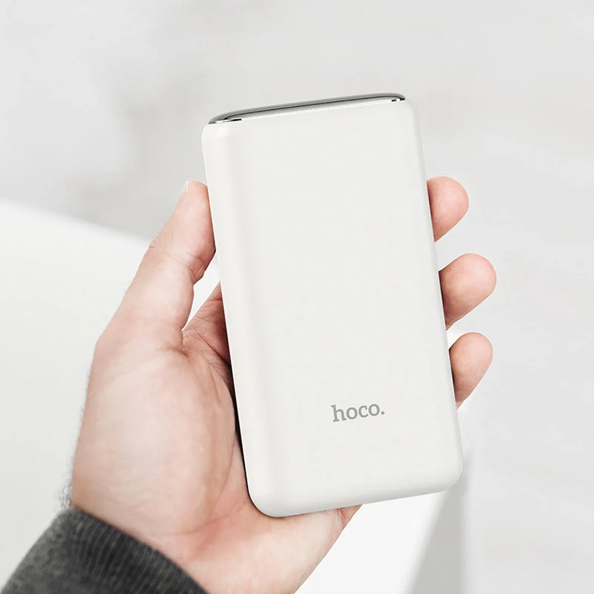Портативний зарядний пристрій Power Bank Hoco Q1A Kraft 20000 mAh Білий