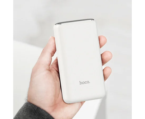 Портативний зарядний пристрій Power Bank Hoco Q1A Kraft 20000 mAh Білий