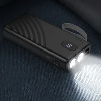 Портативне ЗУ Power Bank Hoco J129A Nature flashlight 20000 mAh Black