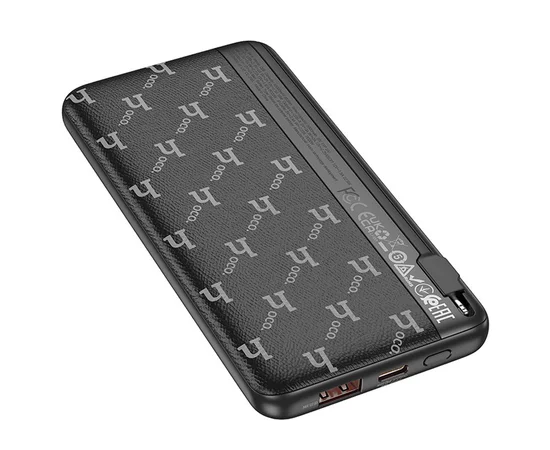 Портативное ЗУ Power Bank Hoco Q29 Nobility 22.5W+PD20W + Lightning 10000 mAh Black